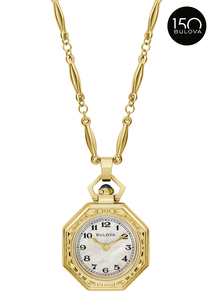 Bulova 97L182 Rubaiyat Limited Edition Pendant Necklace Ladies Watch - White